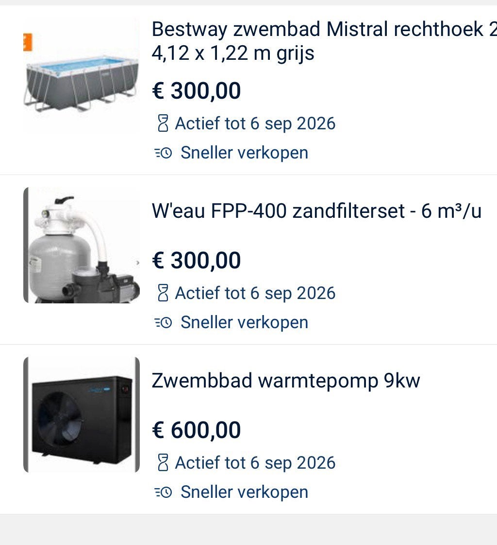 ️ COMPLEET ZWEMBADPAKKET – ALL-IN €999 ️, Tuin en Terras, Ophalen, Zo goed als nieuw, Afdekzeil