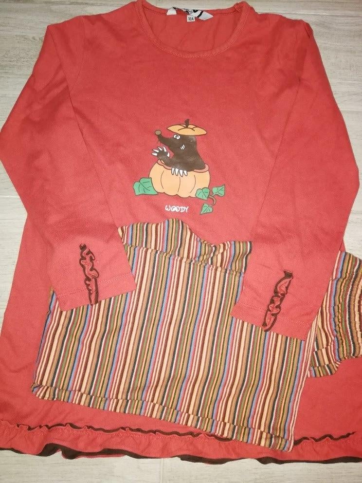 Pyjama chaud « Mol » - Woody - taille 140, Enlèvement ou Envoi, Comme neuf, Vêtements de nuit ou Sous-vêtements, Fille