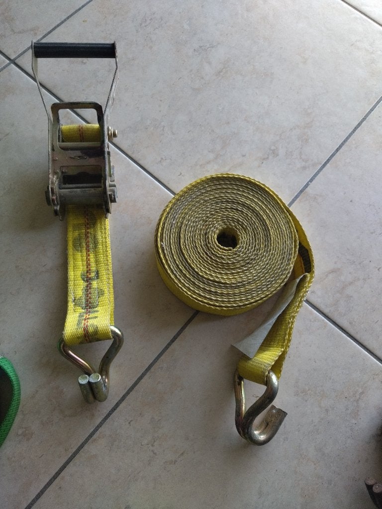 2 spanriemen, Doe-het-zelf en Bouw, Ophalen, Gebruikt