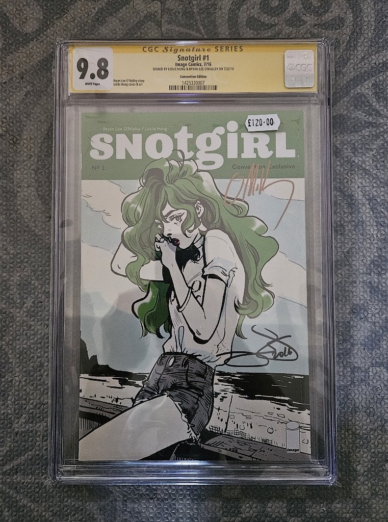 Snotgirl #1 SDCC 2016 Convention variant cover CGC SS 9.8, Eén comic, Amerika, Nieuw, Ophalen of Verzenden