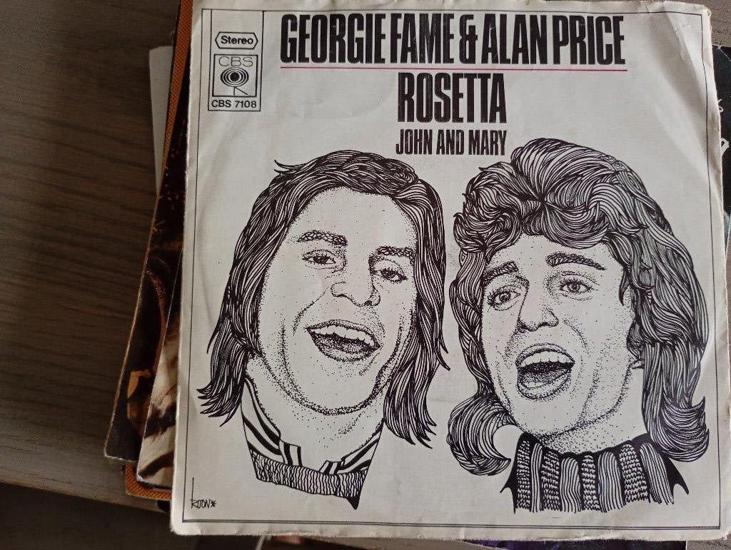 Georgie Fame - Rosetta, Cd's en Dvd's, Gebruikt, Verzenden, 7 inch, Fotohoes