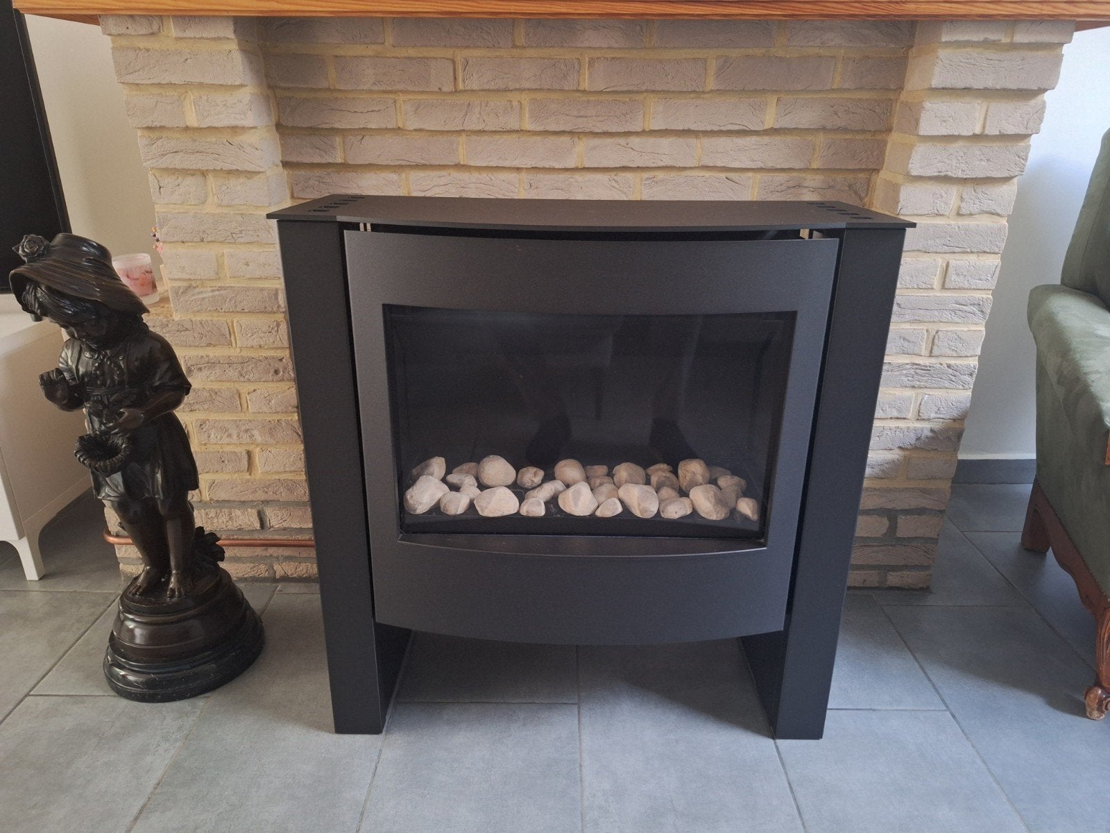 gaskachel wellstraler 8 Kw, Ophalen, Zo goed als nieuw, Vrijstaande haard, Gashaard