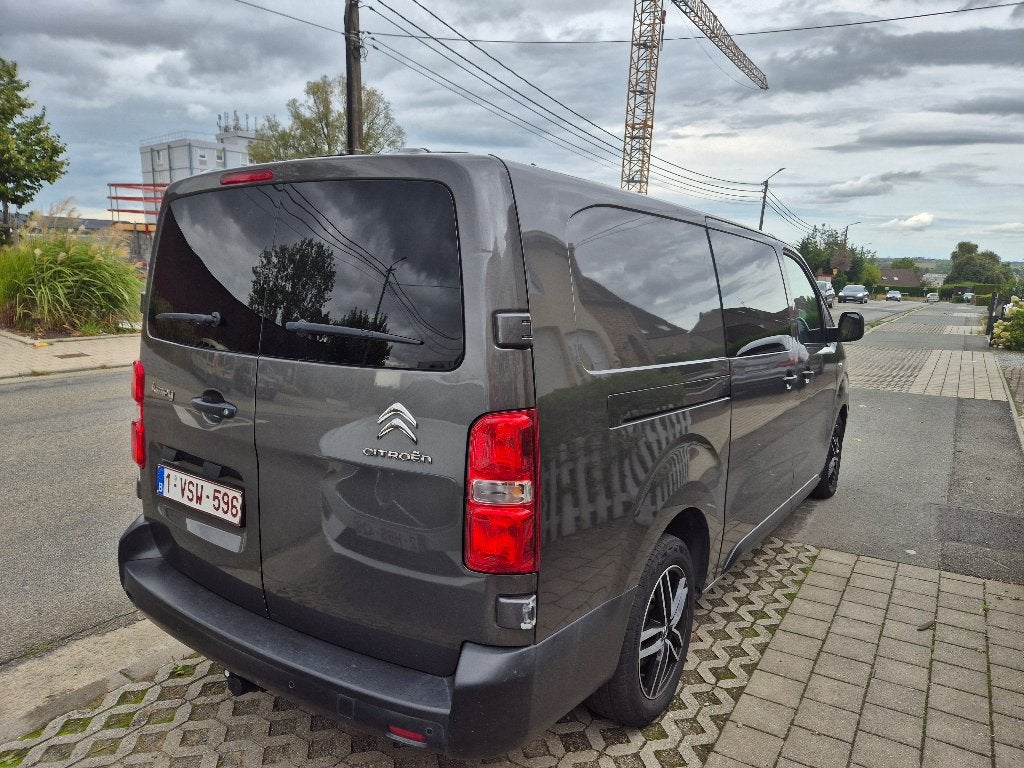 Citroën jumpy double cabine, Autos, 90 kW, Argent ou Gris, Citroën, Noir