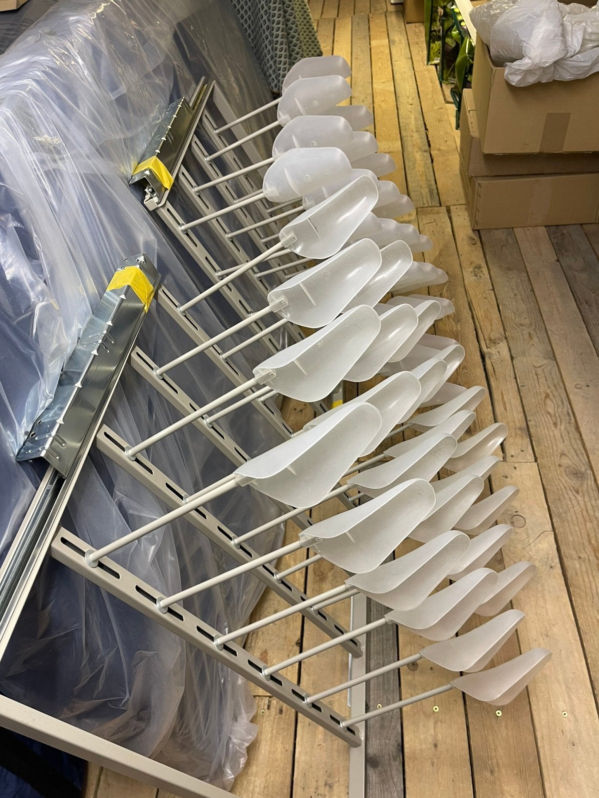 Twee schoenrekken, Maison & Meubles, Armoires | Étagères à chaussures, Enlèvement, Comme neuf