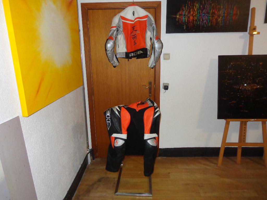 Richa motorleer, Motoren, Kleding | Motorkleding, Ophalen, Broek | leer, Heren, RICHA