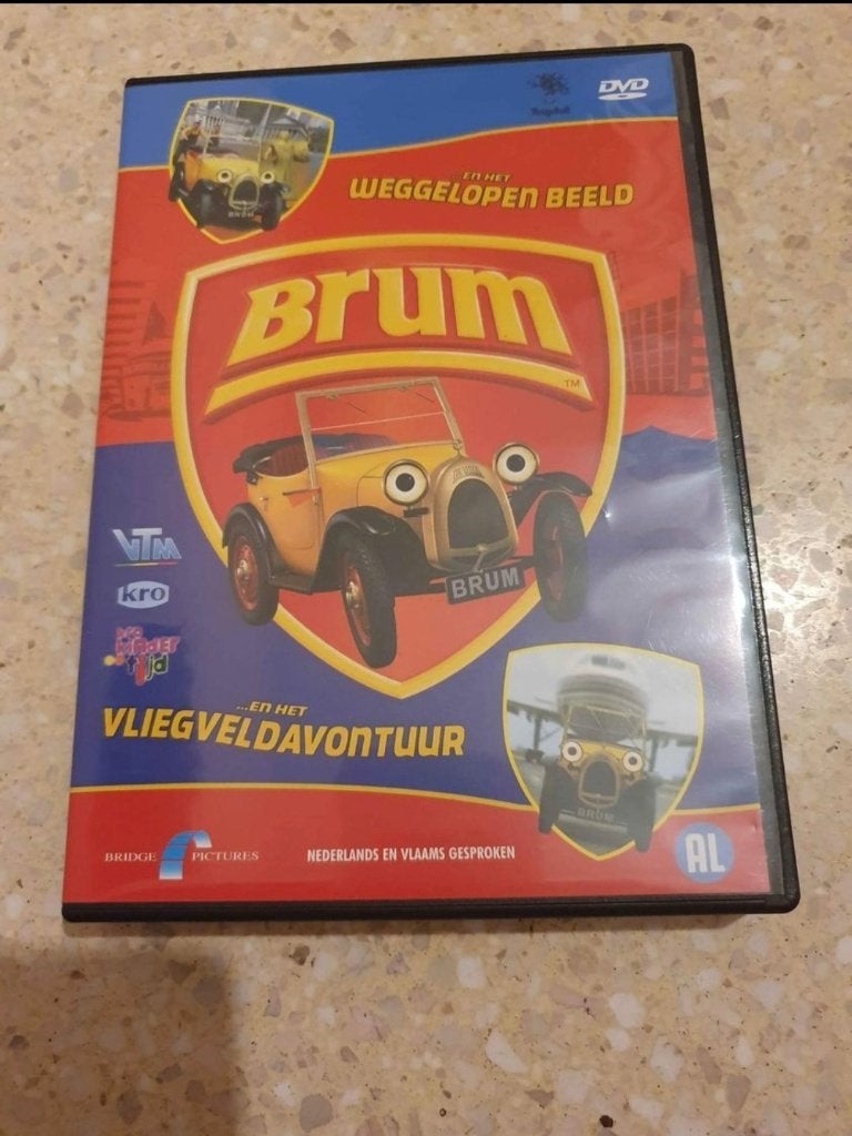 Dvd brum en het weggelopen beeld, Cd's en Dvd's, Alle leeftijden, Tv-serie, Ophalen of Verzenden, Zo goed als nieuw