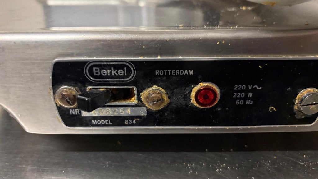 Snijmachine Berkel, Huis en Inrichting, Snijmachine, Ophalen, Gebruikt