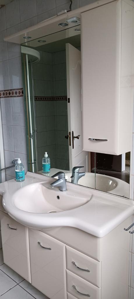 Meuble de salle de bain avec lavabo, Enlèvement