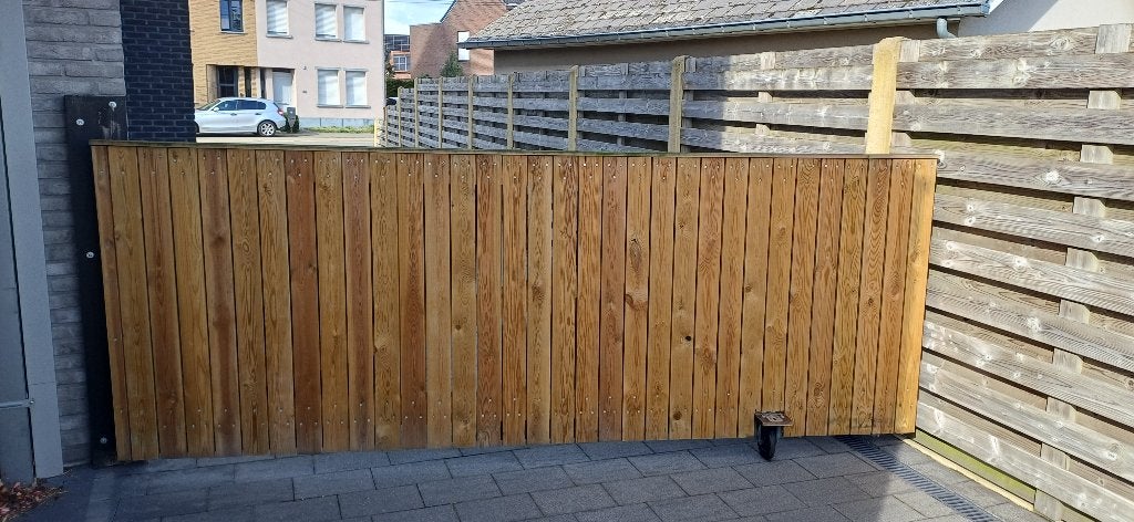 Poort, Tuin en Terras, Ophalen, 100 tot 150 cm, Zo goed als nieuw, Hout