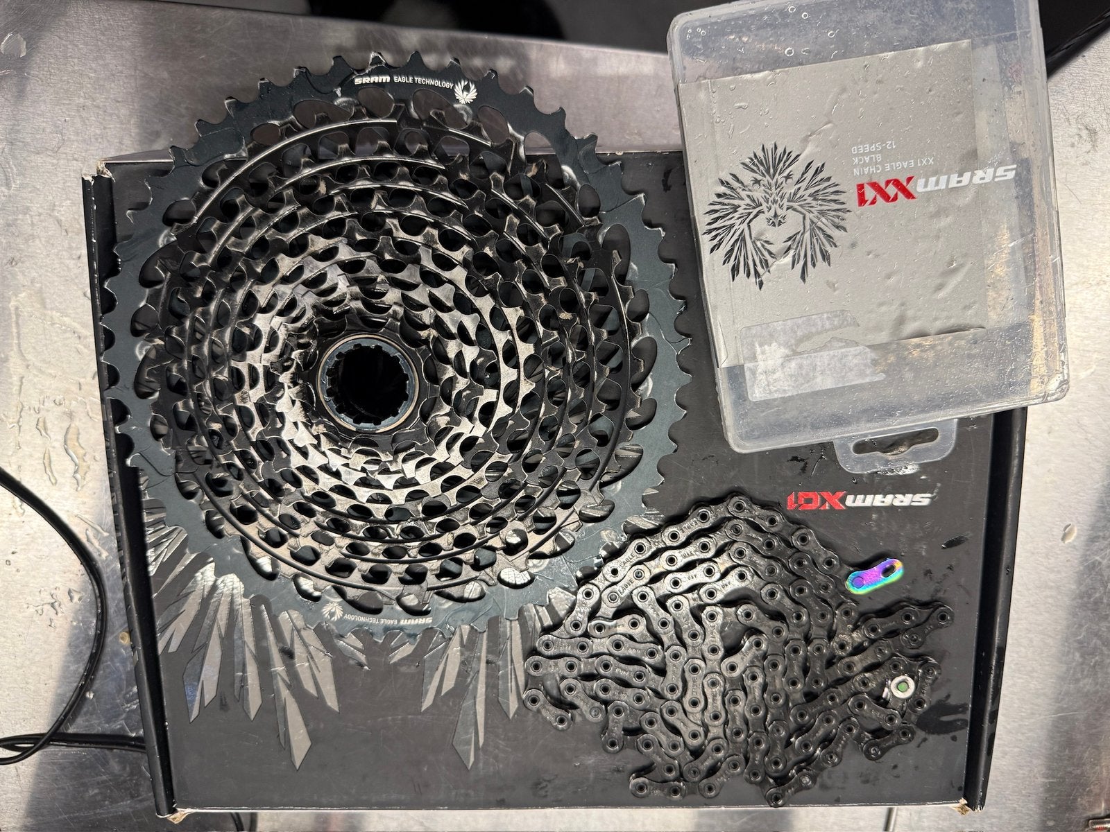 SRAM X01 en XX1, Fietsen en Brommers, Gebruikt, Overige materialen, Ophalen of Verzenden, Derailleur of Ketting