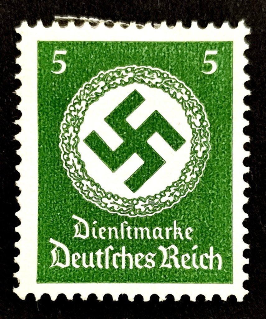 Deutsches Reich: 5Pf Dienstmarke 1942, Postzegels en Munten, Postzegels | Europa | Duitsland, Ophalen of Verzenden, Overige periodes
