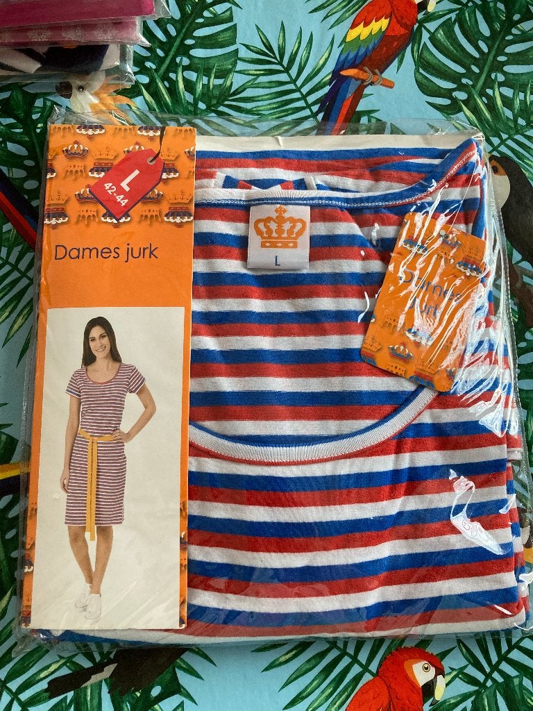 Nieuwe gestreepte jurk - maat L ( 42 - 44 ), Vêtements | Femmes, Robes, Enlèvement ou Envoi, Neuf, Taille 42/44 (L)