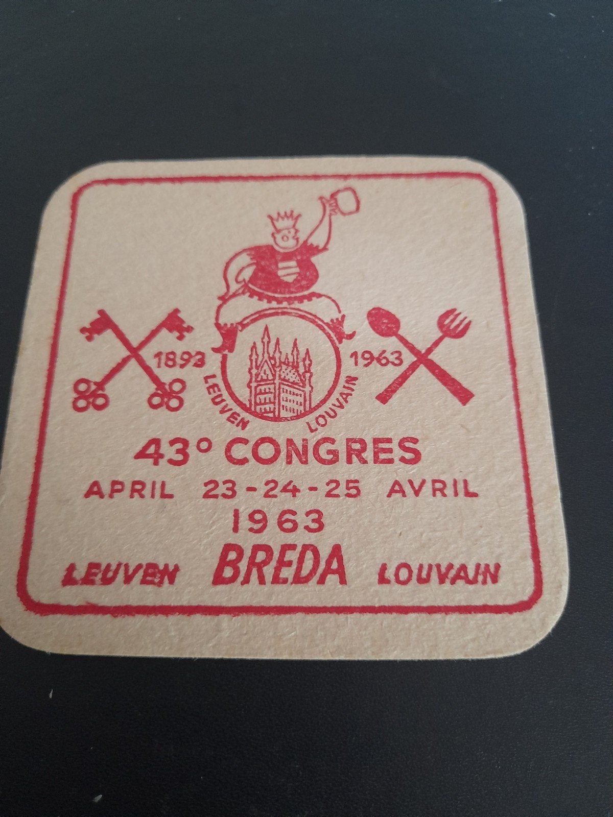 bierviltje Leuven breda, Ophalen of Verzenden