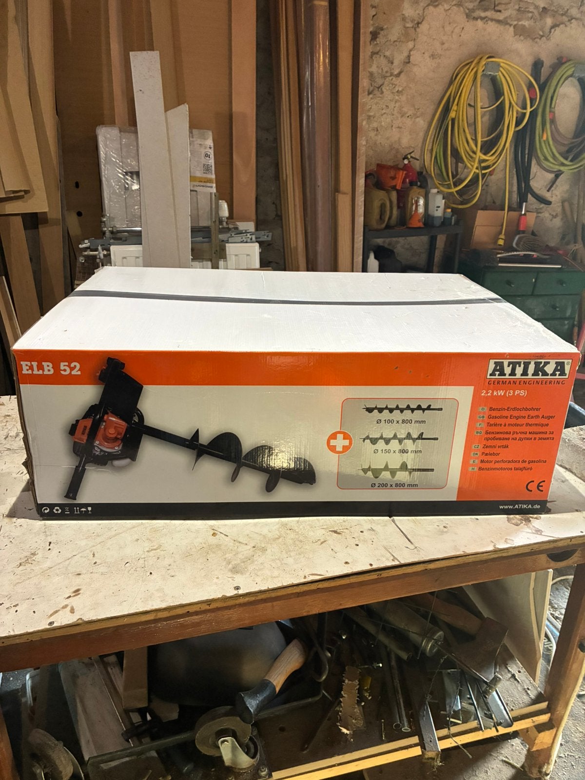 Tarière Atika, Bricolage & Construction, Enlèvement, Utilisé