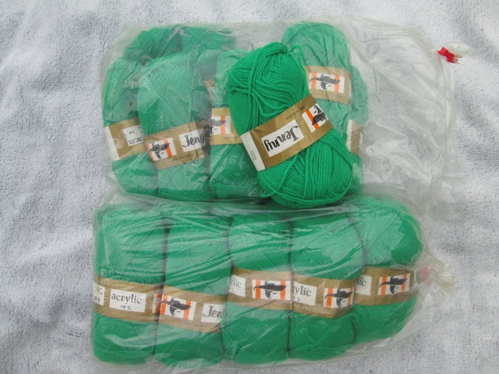 Laine à tricoter verte, Enlèvement, Neuf, Tricot, Autres types