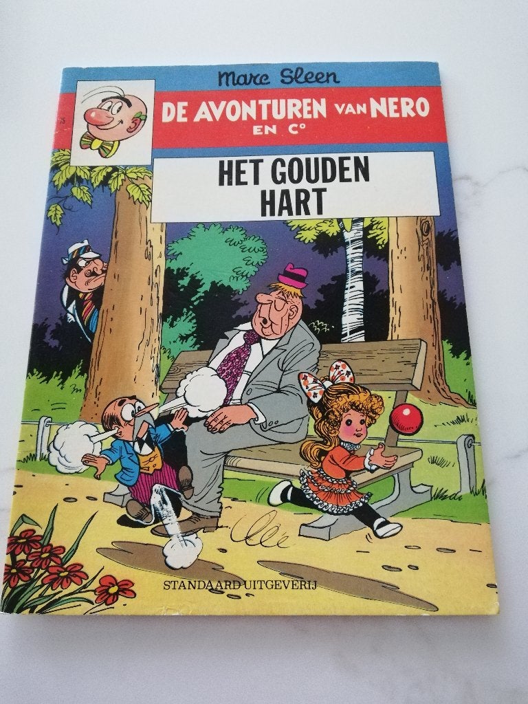 Nero Het gouden hart, Enlèvement ou Envoi, Marc Sleen, Une BD, Utilisé