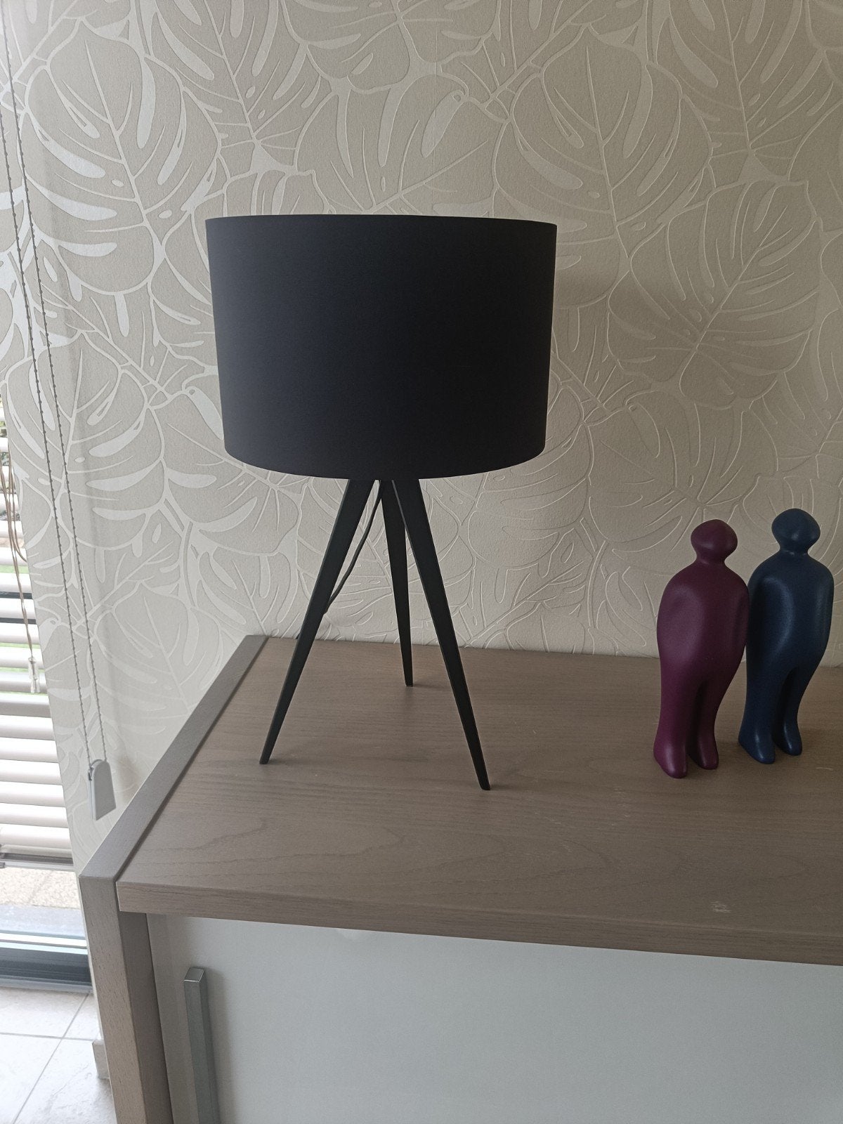 Zwarte staande lamp en zwarte tafellamp te koop, Ophalen