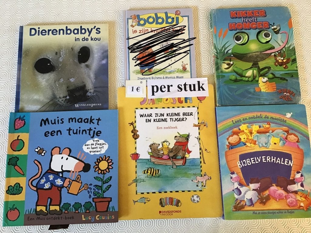 5 kinderboekjes voor peuters aan 1 € per boekje, Boeken, Kinderboeken | Baby's en Peuters, Ophalen of Verzenden, Zo goed als nieuw