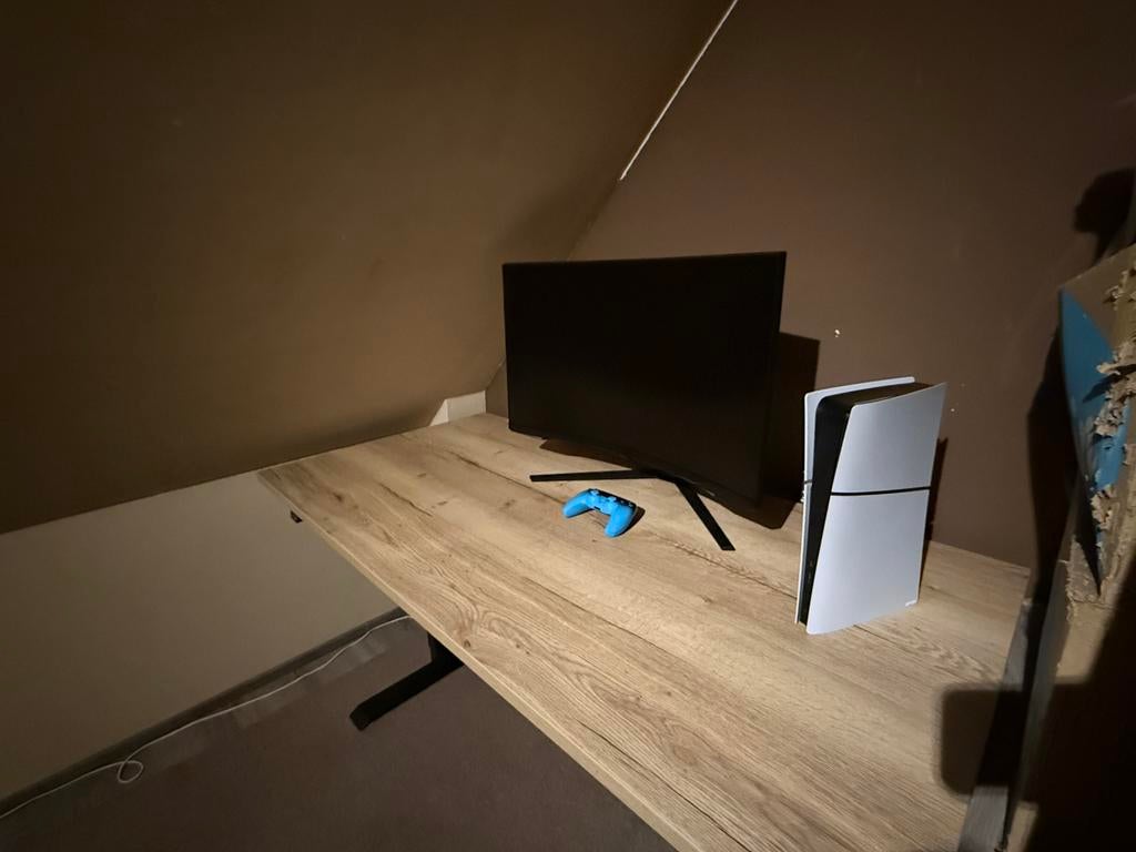 Gebundelde aanbieding: ps5, bureau,monitor en controller, Enlèvement, Comme neuf