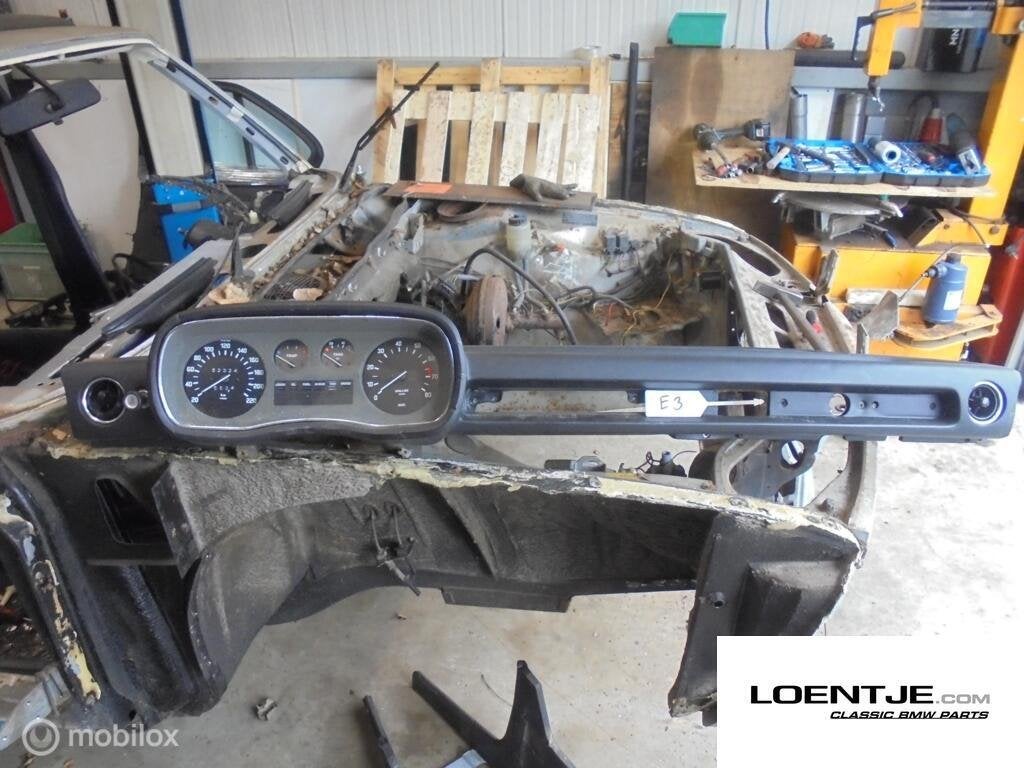 Dashboard met tellerbak BMW 2.5 / 2.8 / 3.0 E3 ('74-'78), Auto-onderdelen, Gebruikt, Ophalen of Verzenden, BMW, BMW