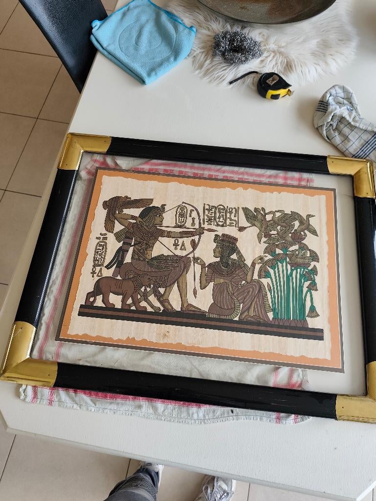 The tutankhuman schilderij, Antiek en Kunst, Kunst | Schilderijen | Modern, Ophalen