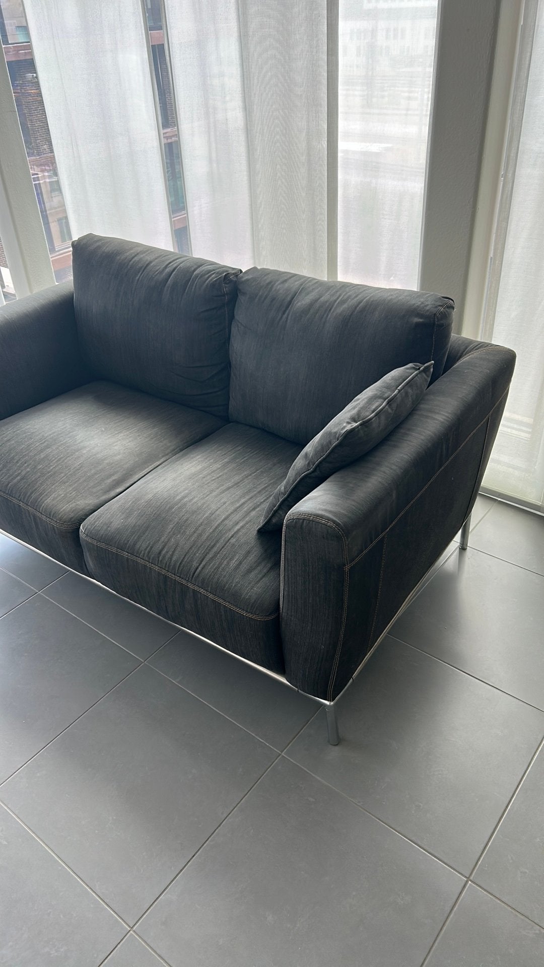 Gratis zetel, Huis en Inrichting, Ophalen, Gebruikt, 150 tot 200 cm, Tweepersoons