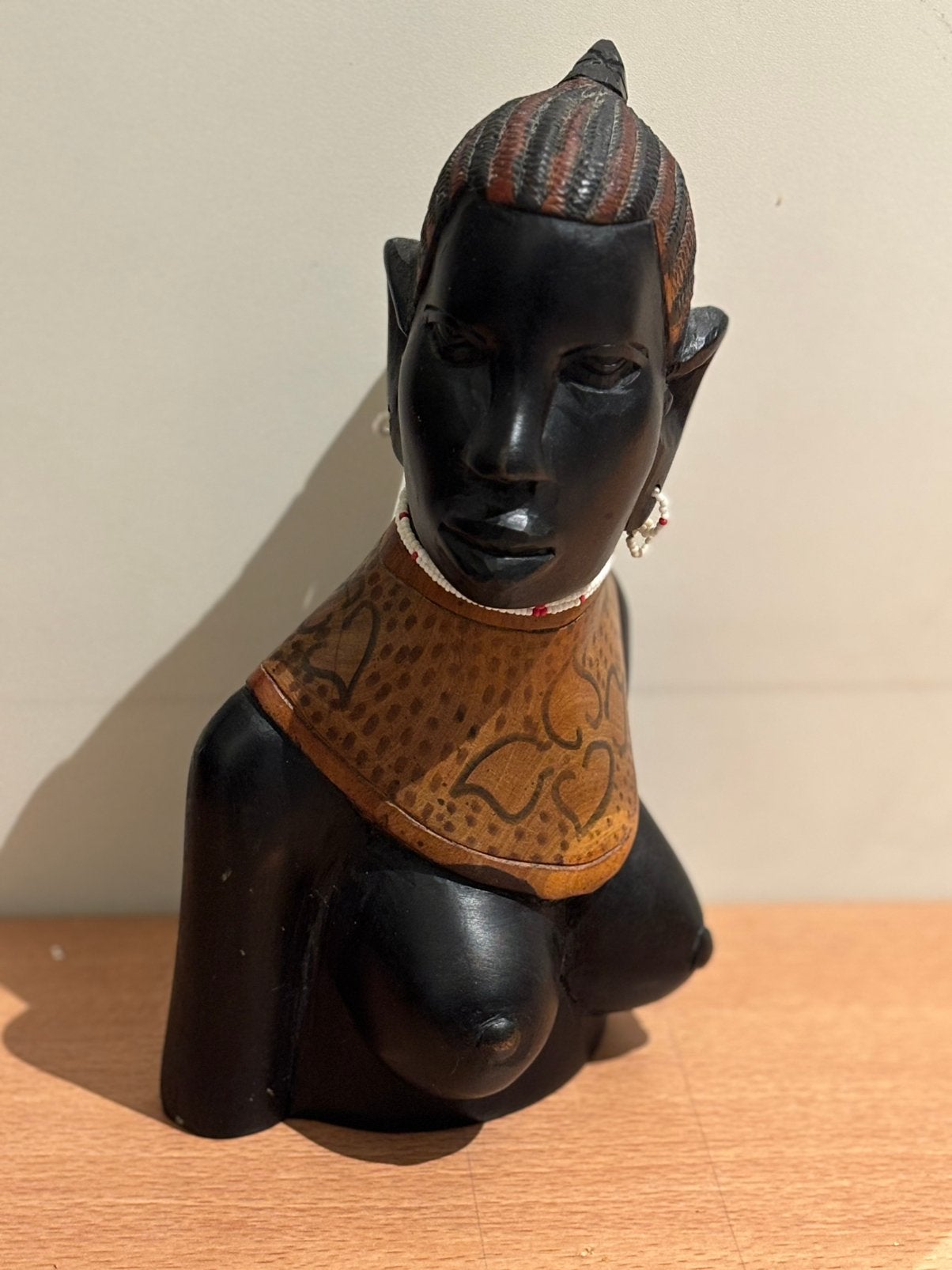 Afrikaans, Antiek en Kunst, Ophalen, Hout, Buste