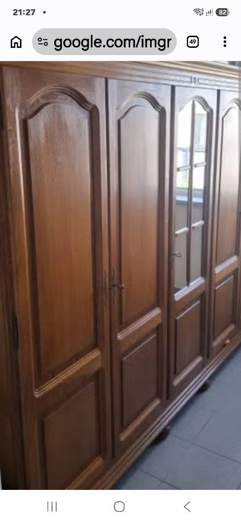 kleerkast eik gratis, Huis en Inrichting, Ophalen, Met deur(en), Gebruikt, Eikenhout