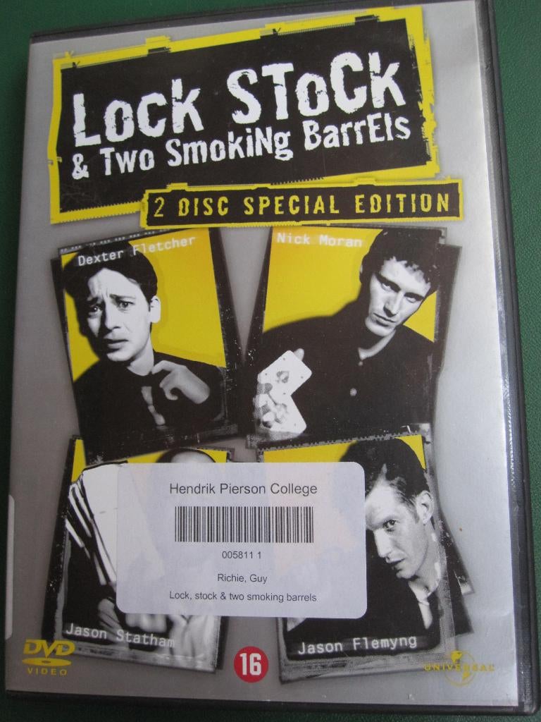 Lock, Stock & Two Smoking Barrels (1998) 2 disc, Cd's en Dvd's, Dvd's | Komedie, Zo goed als nieuw, Actiekomedie, Vanaf 16 jaar