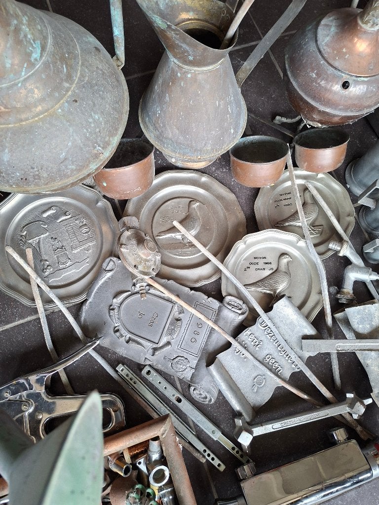 Tin,koper,ijzer, Antiek en Kunst, Antiek | Tin, Ophalen