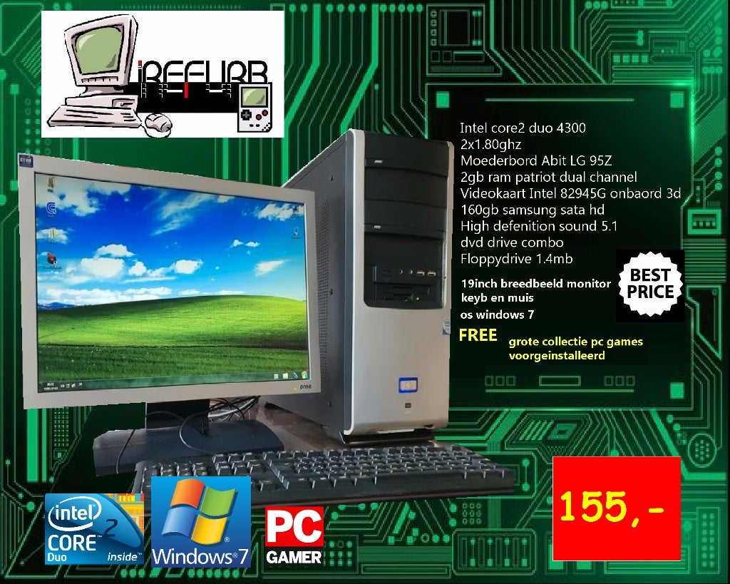 retro setup Qforce + games win7, Enlèvement