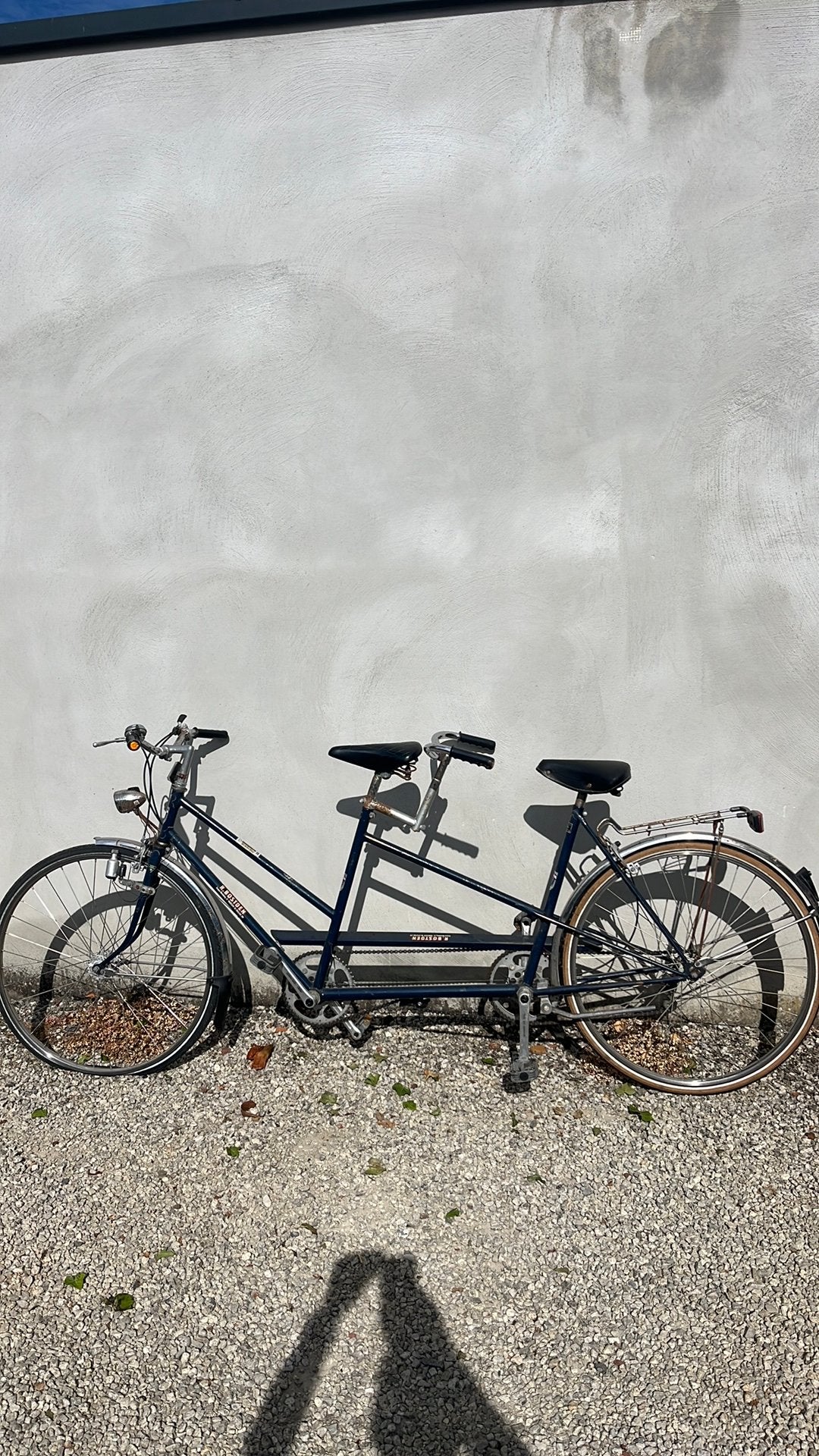 Oude tandem met beetje werk, Ophalen, Gebruikt