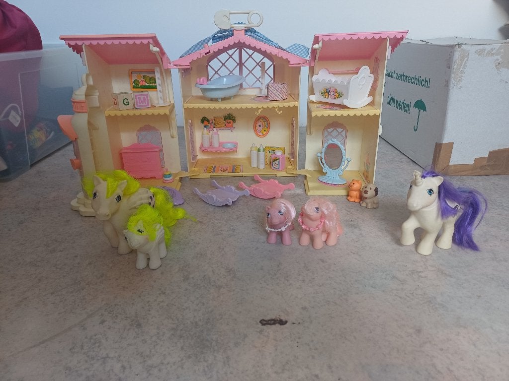 My little pony huis en pony's, Ophalen, Gebruikt