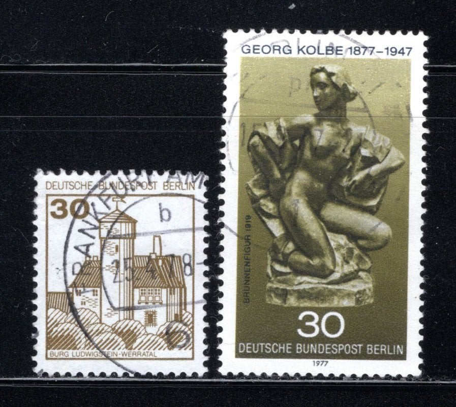ALLEMAGNE BERLIN Année 1977 timbrée, Envoi, Affranchi