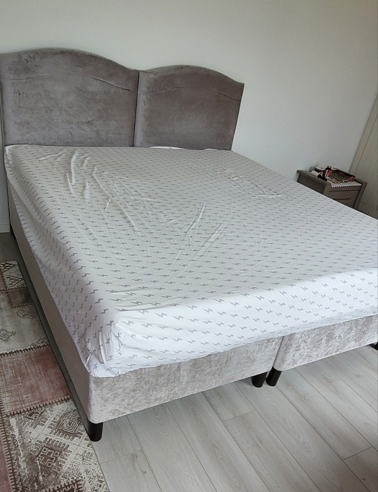 Bed en matras, Huis en Inrichting, Slaapkamer | Bedden, Ophalen, Gebruikt, Tweepersoons, 180 cm