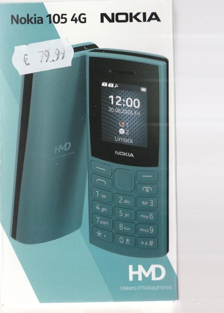 NOKIA 105 4G avec radio *Nouveau*, Télécoms, Téléphonie mobile | Nokia, Enlèvement, Neuf, Noir, Autres modèles
