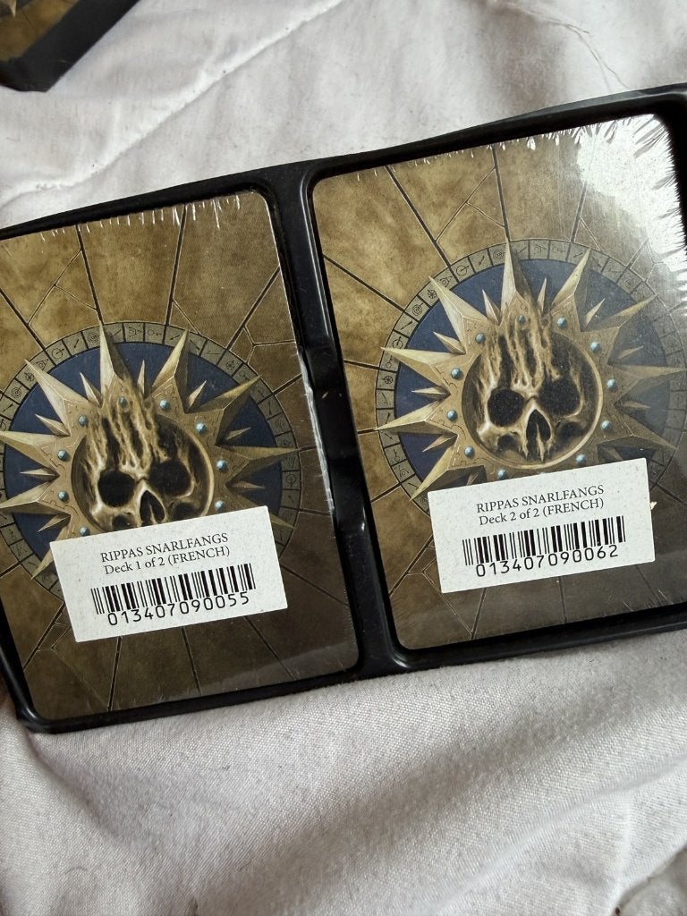 Warhammer Underworlds Rippa's Snarlfangs cartes FR neuf, Enlèvement ou Envoi, Neuf, Warhammer, Accessoires