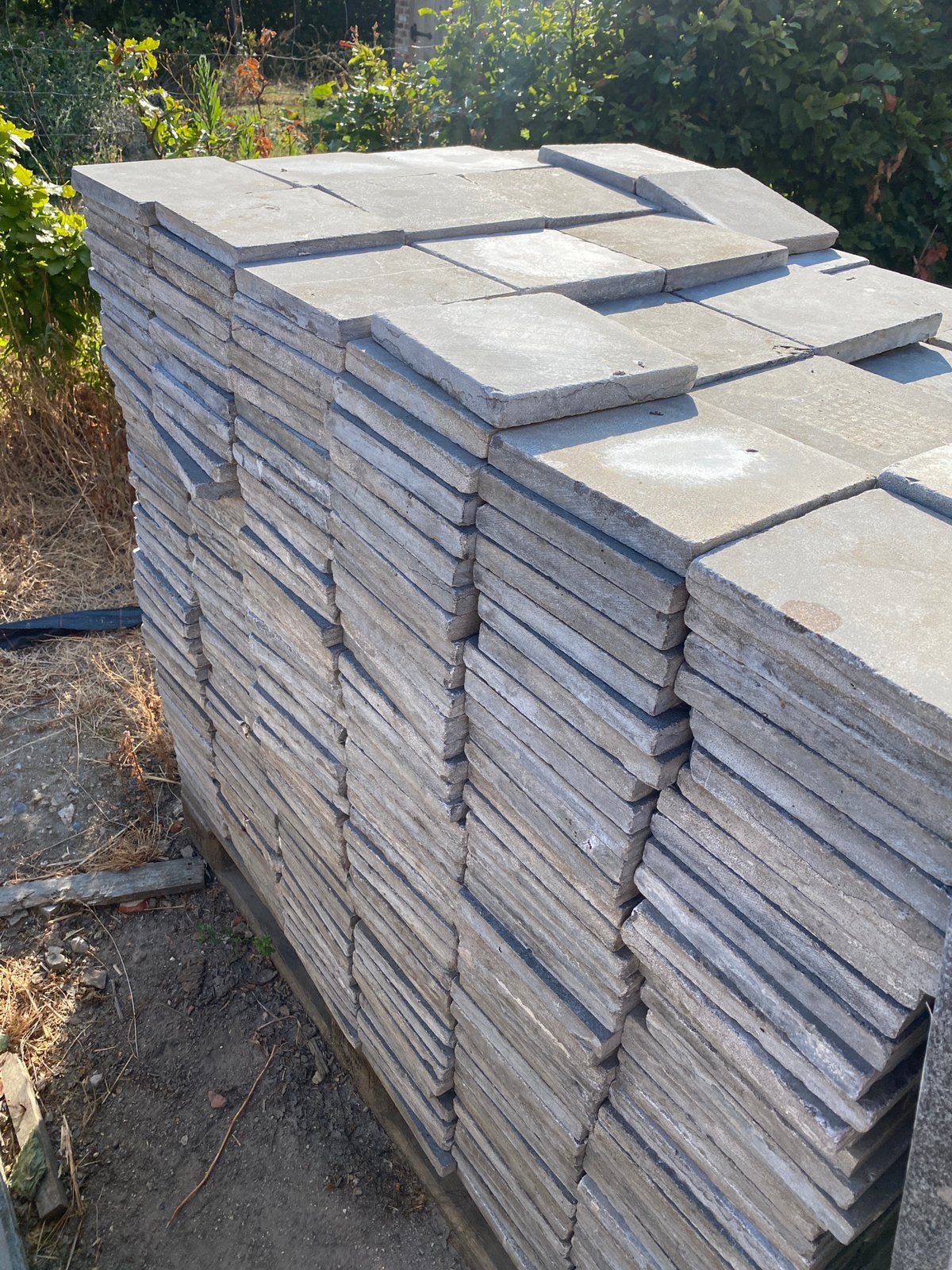 Chinese hardsteen 37 m2, Ophalen, Gebruikt, Natuursteen, 10 m² of meer