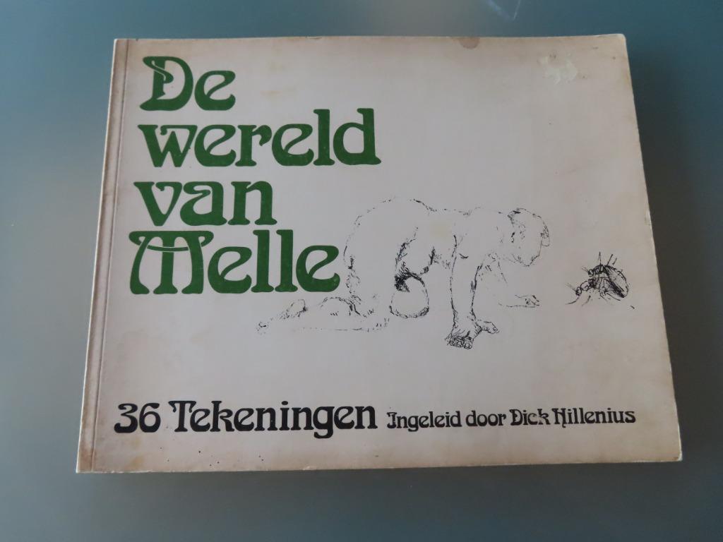 De wereld van Melle – 36 tekeningen / Ingel. Dick Hillenius, Gelezen, Van Melle, Ophalen of Verzenden, Schilder- en Tekenkunst