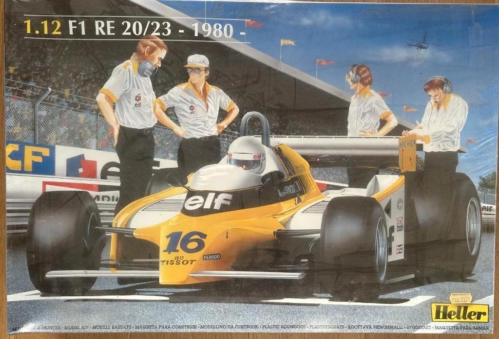 RENAULT RE 20 René Arnoux à l'échelle 1:12 Heller ! ! !, Neuf, Enlèvement ou Envoi, Voiture, Plus grand que 1:32