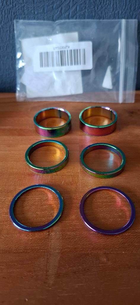 voorvork spacers, Vélos & Vélomoteurs, Vélos Pièces, Enlèvement, Fourche avant