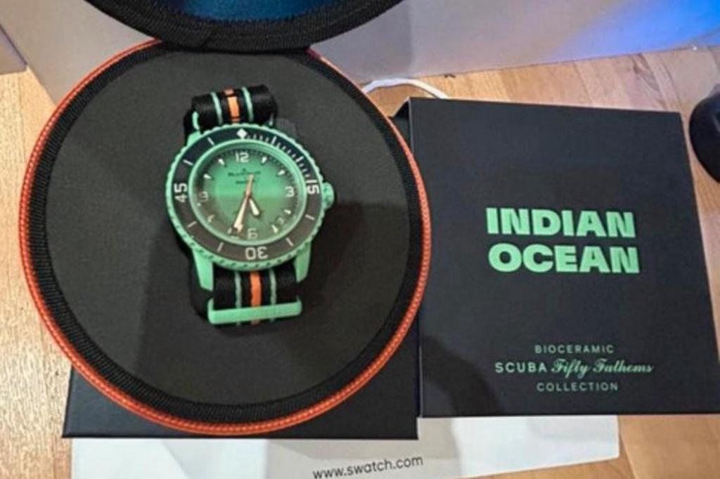 Montre blancpain ocean indian  neuf, Ophalen of Verzenden, Nieuw, Swatch