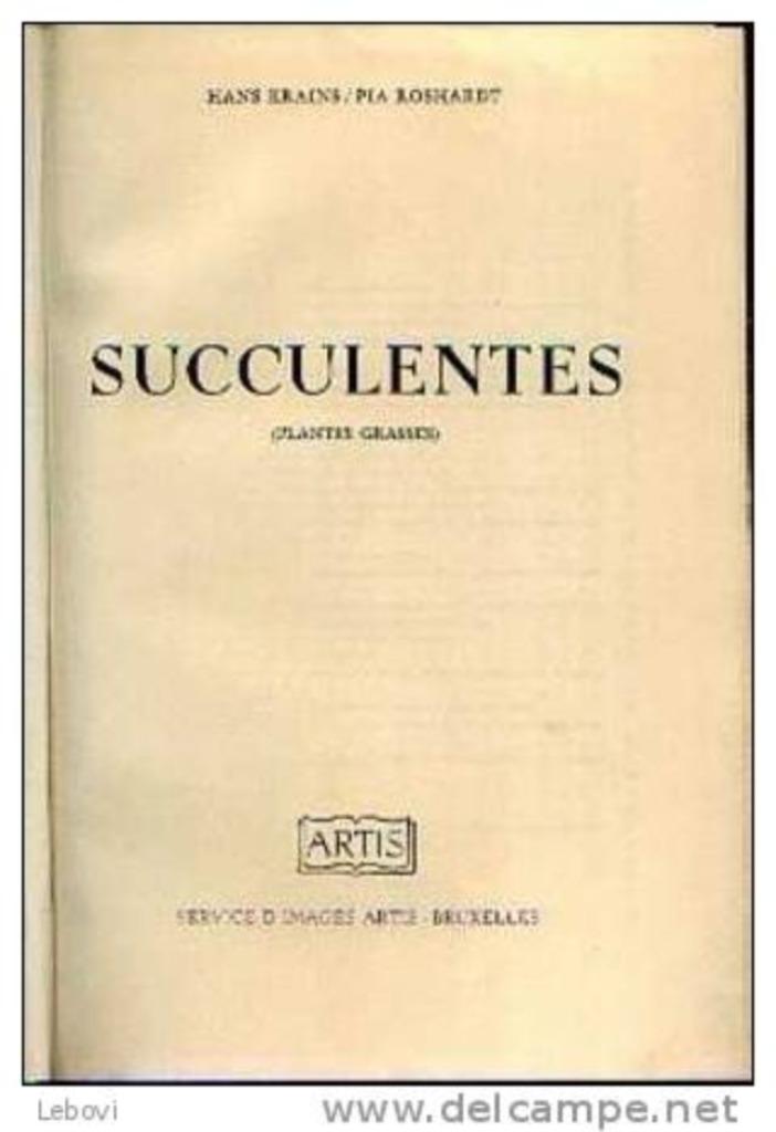 Artis-Historia: Les Succulentes 1e editie 1958: uitverkocht, Ophalen of Verzenden, Zo goed als nieuw, Plaatjesalbum