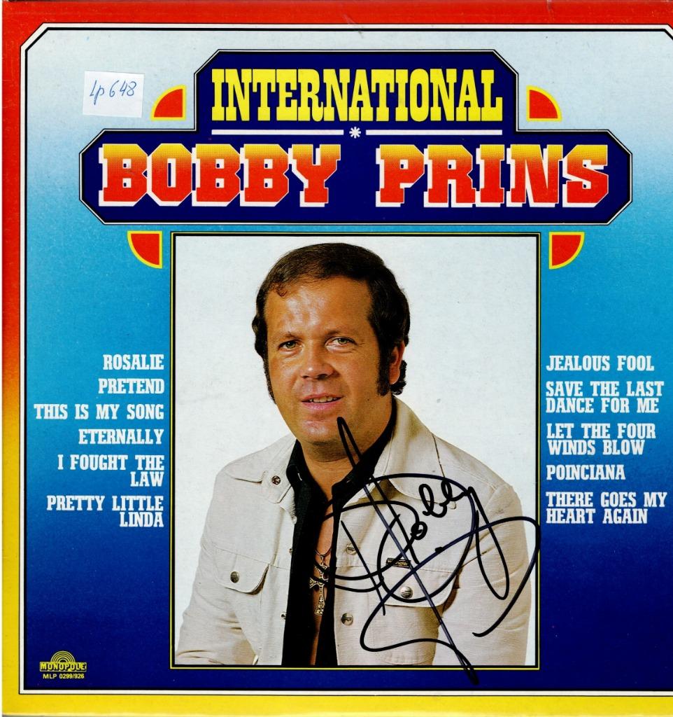 lp   /   Bobby Prins – International, Ophalen of Verzenden, Overige formaten