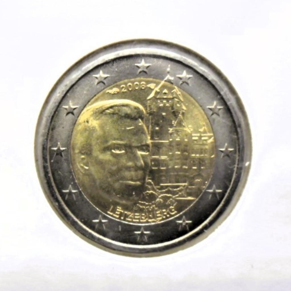 2 euro commémorative 2008 Luxembourg ."château de Berg" UNC!, Envoi, Luxembourg, 2 euros, Monnaie en vrac