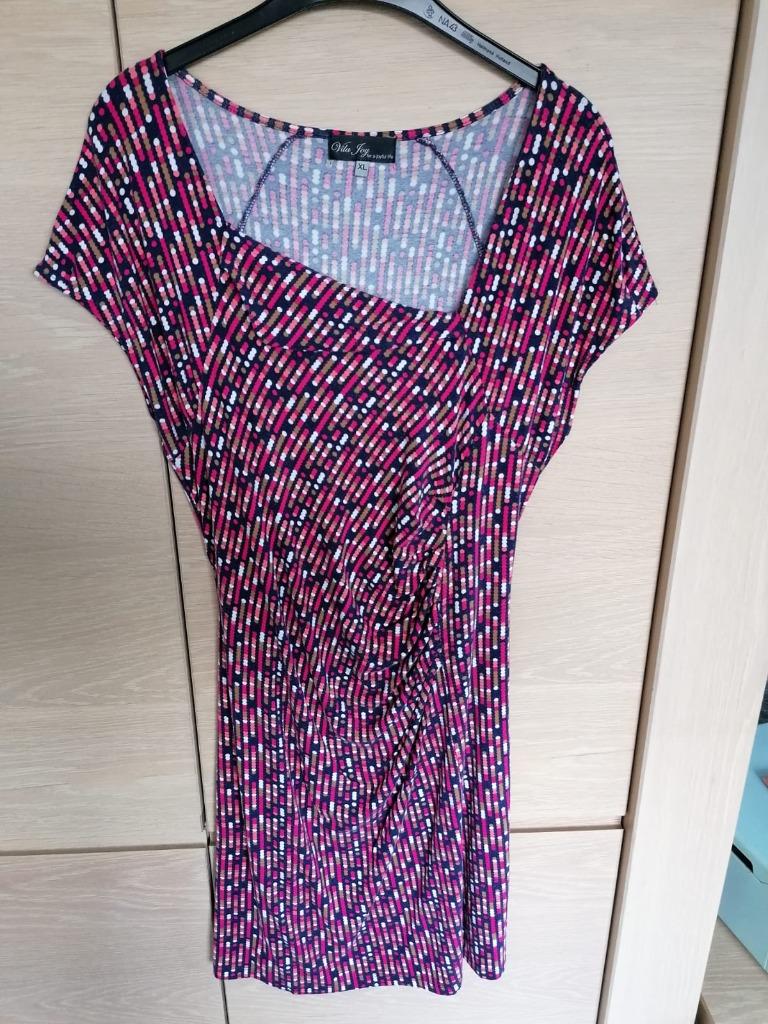 Multicolor damesjurk maat XL, merk Vila Joy, Taille 46/48 (XL) ou plus grande, Enlèvement ou Envoi, Autres couleurs, Comme neuf