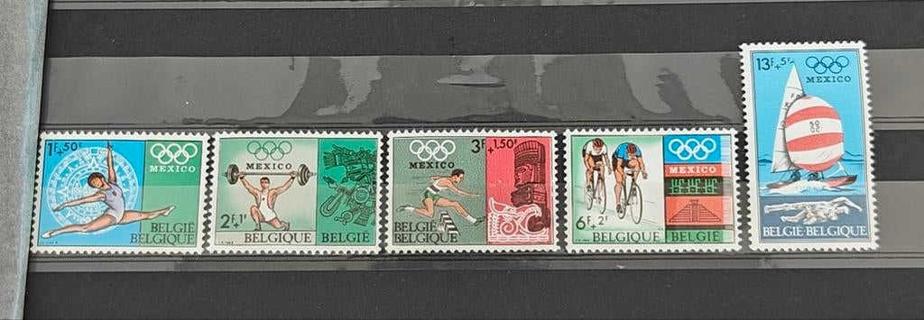 België 1968 Olympische Spelen in Mexico OBP 1456-1460 Postfr, Ophalen of Verzenden, Postfris