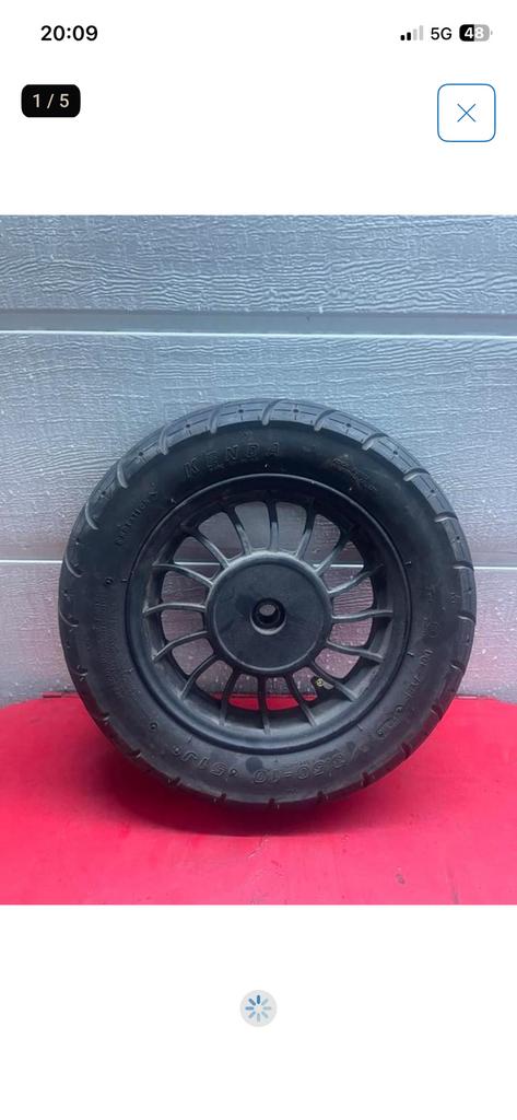 Achterwiel GY6 VX50 / Riva / Toscana etc (VESPA LOOK), Verzenden, Gebruikt, Overige typen