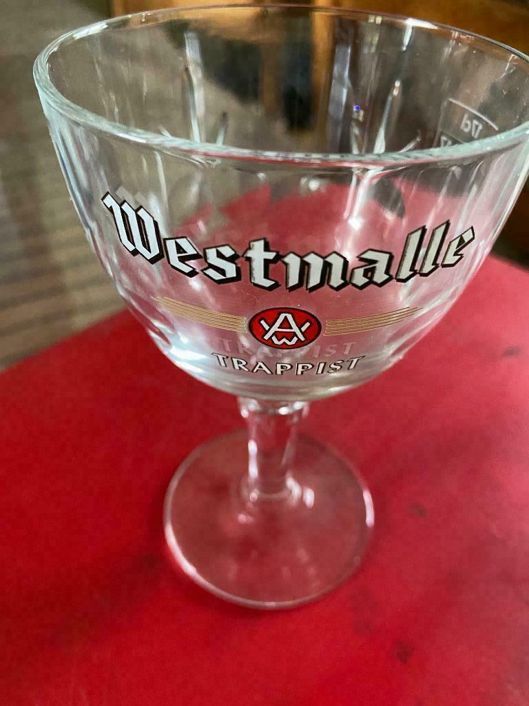 galopin Westmalle, Collections, Verres & Petits Verres, Enlèvement ou Envoi, Utilisé, Verre à bière