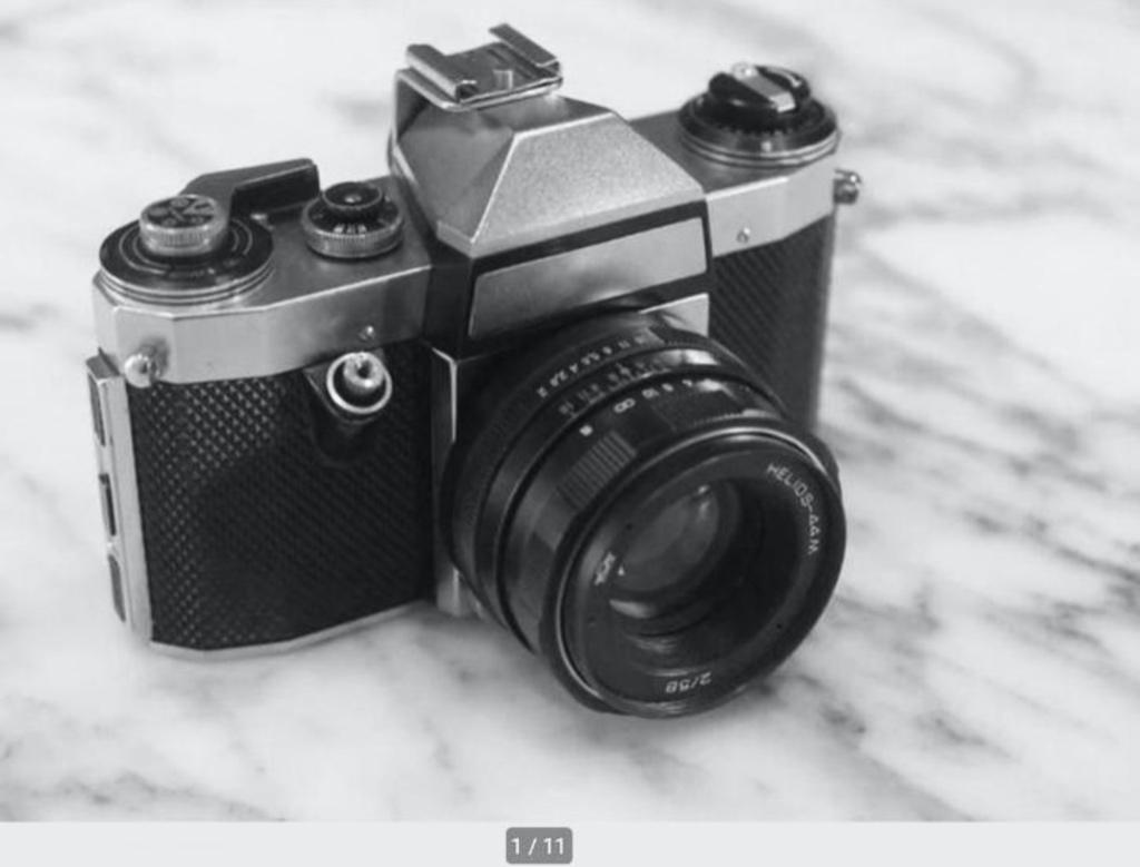 Pentaflex sans nom et monture Helios-44M 58 mm/2 m42, Enlèvement ou Envoi, 1960 à 1980, Appareils photo